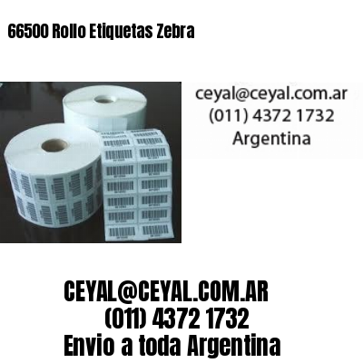 66500 Rollo Etiquetas Zebra