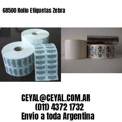 68500 Rollo Etiquetas Zebra