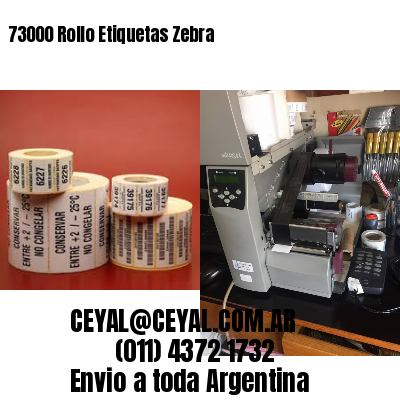 73000 Rollo Etiquetas Zebra