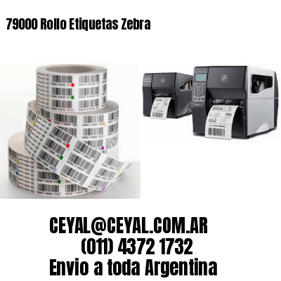 79000 Rollo Etiquetas Zebra