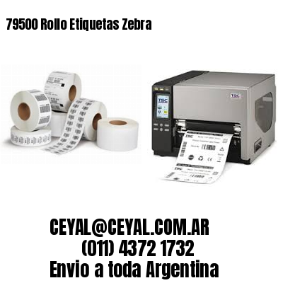 79500 Rollo Etiquetas Zebra