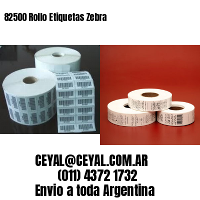 82500 Rollo Etiquetas Zebra