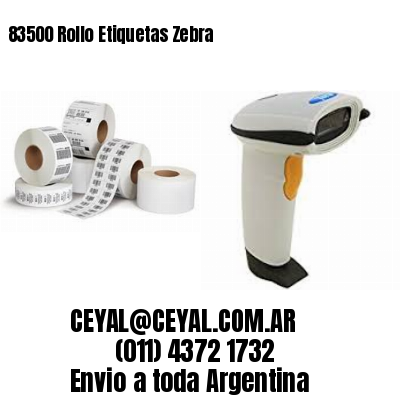 83500 Rollo Etiquetas Zebra