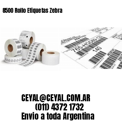 8500 Rollo Etiquetas Zebra