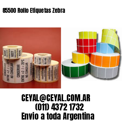 85500 Rollo Etiquetas Zebra