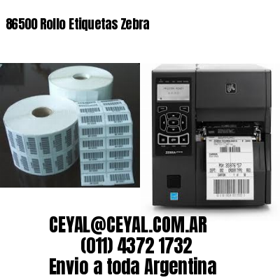 86500 Rollo Etiquetas Zebra