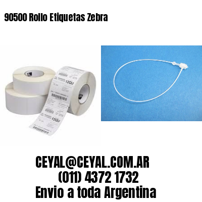 90500 Rollo Etiquetas Zebra