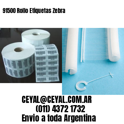 91500 Rollo Etiquetas Zebra