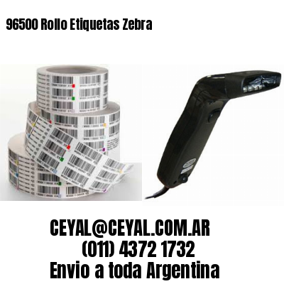 96500 Rollo Etiquetas Zebra