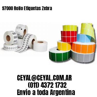 97000 Rollo Etiquetas Zebra