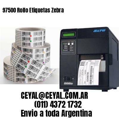 97500 Rollo Etiquetas Zebra