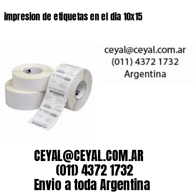 impresion de etiquetas en el dia 10×15