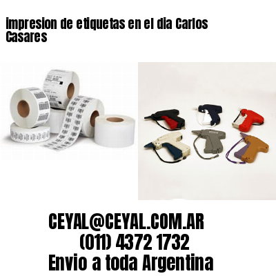 impresion de etiquetas en el dia Carlos Casares