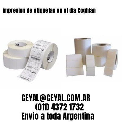 impresion de etiquetas en el dia Coghlan