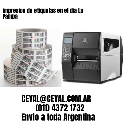impresion de etiquetas en el dia La Pampa