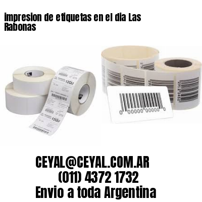 impresion de etiquetas en el dia Las Rabonas