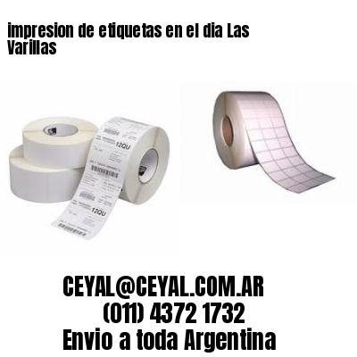impresion de etiquetas en el dia Las Varillas