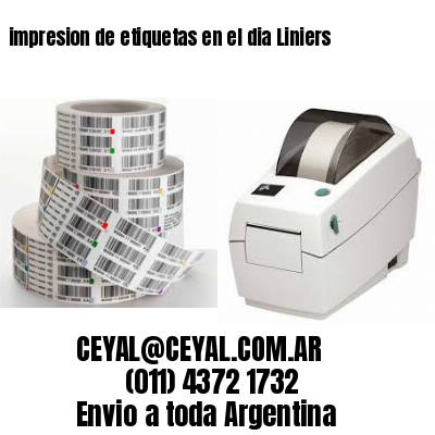 impresion de etiquetas en el dia Liniers