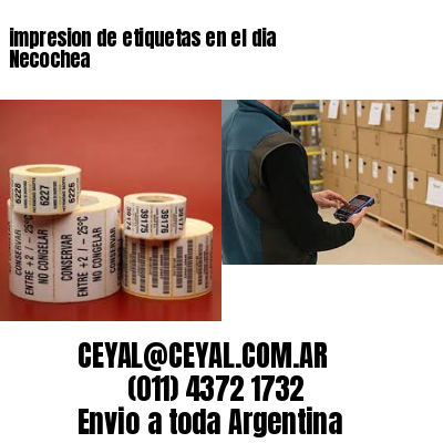 impresion de etiquetas en el dia Necochea