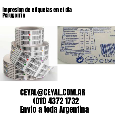 impresion de etiquetas en el dia Perugorría
