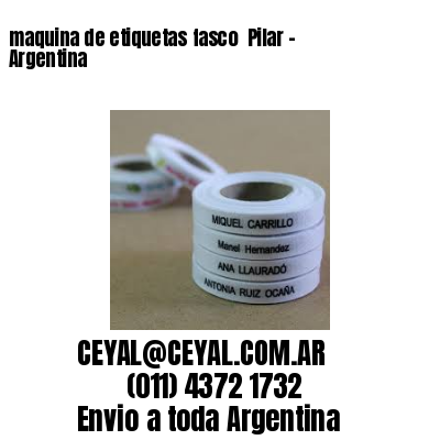 maquina de etiquetas fasco  Pilar – Argentina