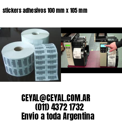 stickers adhesivos 100 mm x 105 mm