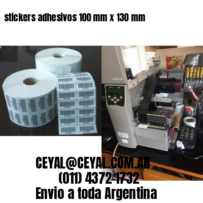 stickers adhesivos 100 mm x 130 mm