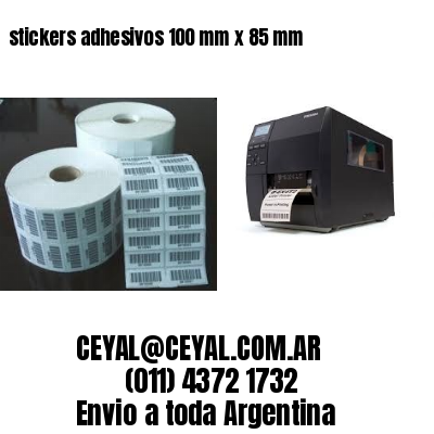 stickers adhesivos 100 mm x 85 mm