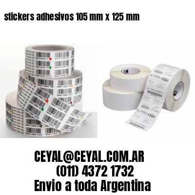 stickers adhesivos 105 mm x 125 mm