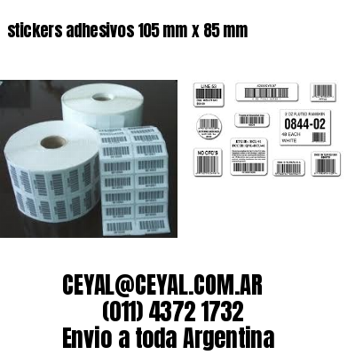 stickers adhesivos 105 mm x 85 mm
