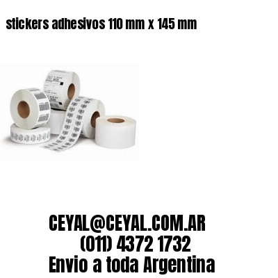 stickers adhesivos 110 mm x 145 mm