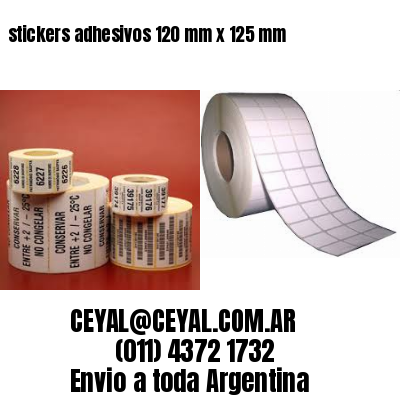 stickers adhesivos 120 mm x 125 mm