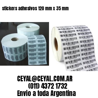 stickers adhesivos 120 mm x 35 mm