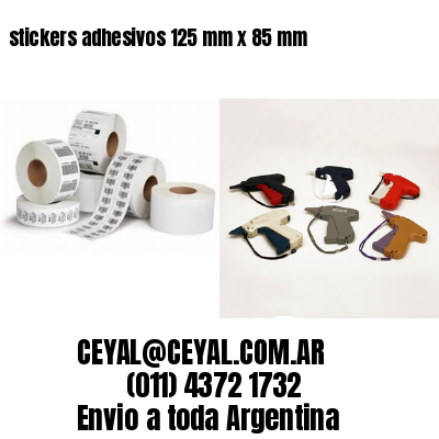 stickers adhesivos 125 mm x 85 mm