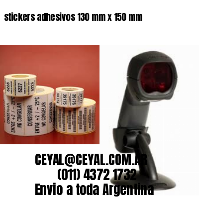 stickers adhesivos 130 mm x 150 mm