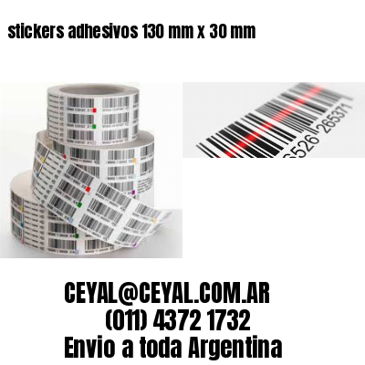 stickers adhesivos 130 mm x 30 mm
