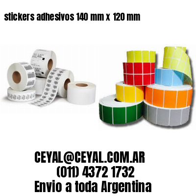 stickers adhesivos 140 mm x 120 mm