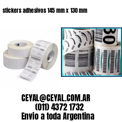 stickers adhesivos 145 mm x 130 mm
