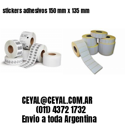 stickers adhesivos 150 mm x 135 mm