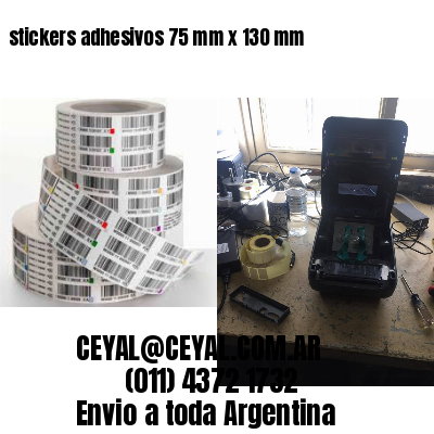 stickers adhesivos 75 mm x 130 mm