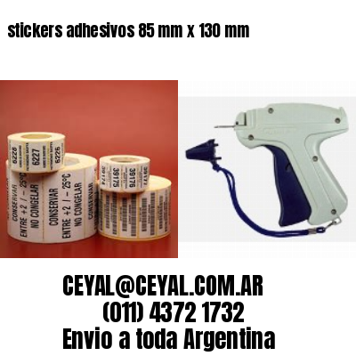 stickers adhesivos 85 mm x 130 mm