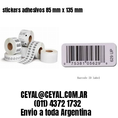 stickers adhesivos 85 mm x 135 mm