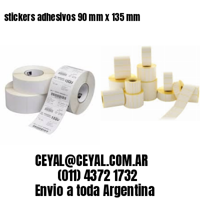 stickers adhesivos 90 mm x 135 mm