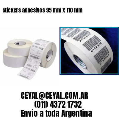 stickers adhesivos 95 mm x 110 mm