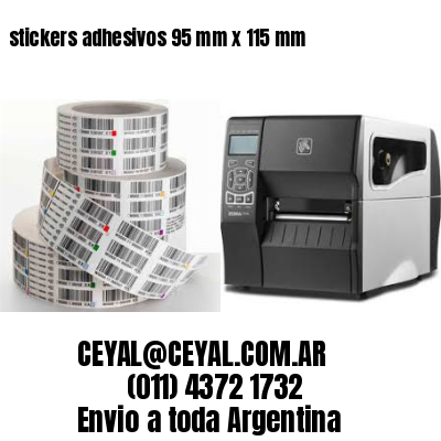 stickers adhesivos 95 mm x 115 mm