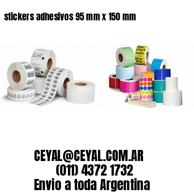 stickers adhesivos 95 mm x 150 mm