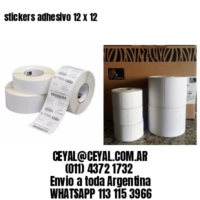 stickers adhesivo 12 x 12