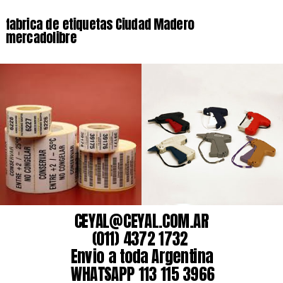 fabrica de etiquetas Ciudad Madero mercadolibre