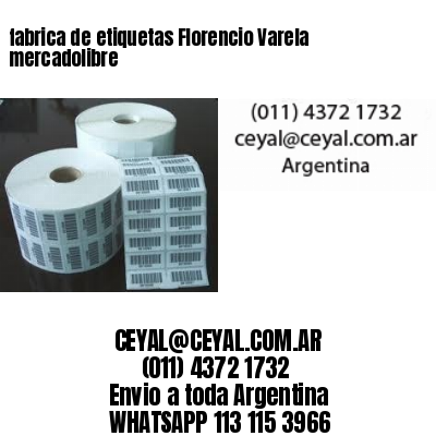 fabrica de etiquetas Florencio Varela mercadolibre