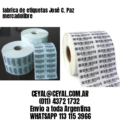 fabrica de etiquetas José C. Paz mercadolibre